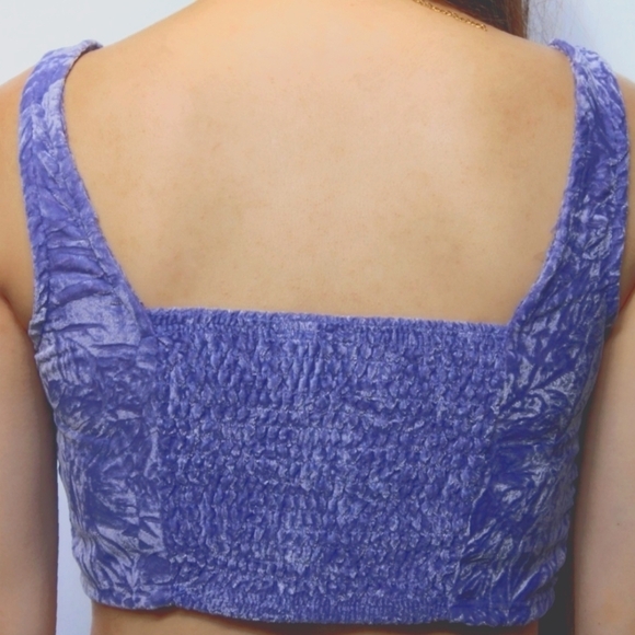 Wild Fable M purple Crushed Velvet Corset - Picture 9 of 14